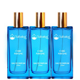 Sabates Cube Eau De Parfum Each 20ml 0.6 Fl.oz. Combo Of 3 | Long Lasting Fragrance For Men